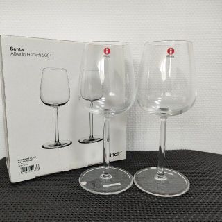 イッタラ(iittala)の【ももりんさん専】 / iittala Senta ホワイトワイングラス（2脚）(グラス/カップ)