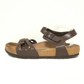 ビルケンシュトック(BIRKENSTOCK)のビルケンシュトック サンダル 39 - レザー(サンダル)