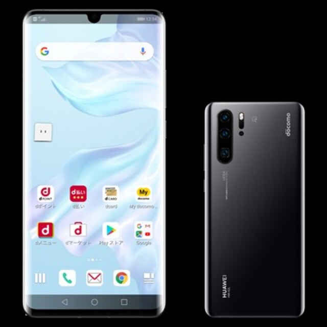 【新品】docomo ○判定 HUAWEI P30 Pro HW-02L 青③