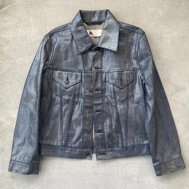 ART VINTAGE(アートヴィンテージ)のUSED silver coating jacket メンズのジャケット/アウター(Gジャン/デニムジャケット)の商品写真