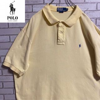 ポロラルフローレン(POLO RALPH LAUREN)の90s 古着 ポロ ラルフローレン 刺繍ロゴ ビッグシルエット ゆるだぼ(ポロシャツ)