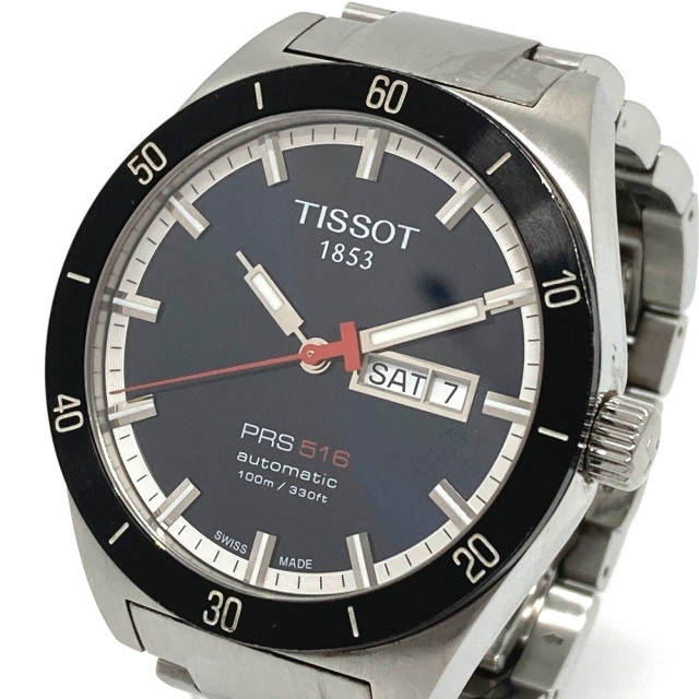 ティソ T044430A 自動巻 デイデイト メンズ腕時計 SS シルバー