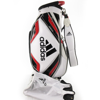 アディダス(adidas)のアディダス ゴルフ キャディバッグ スタンド フード付き 白 ホワイト 鞄(バッグ)