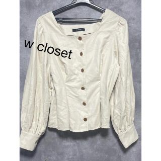 ダブルクローゼット(w closet)のw closet トップス(カットソー(長袖/七分))