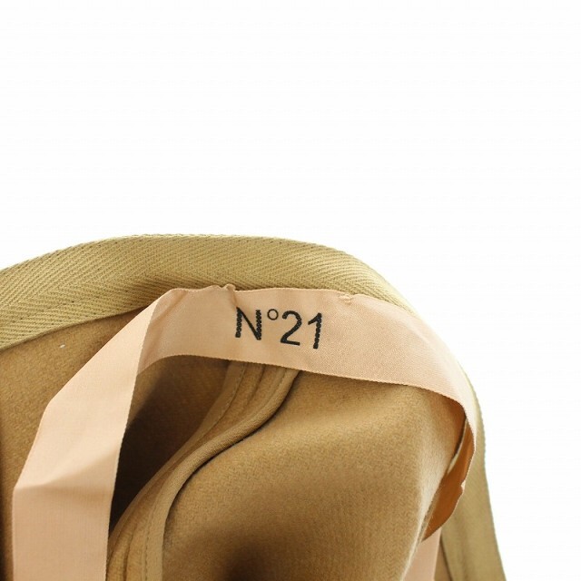 ヌメロヴェントゥーノ N°21 スカート タイト ビジュー 42 M ベージュ