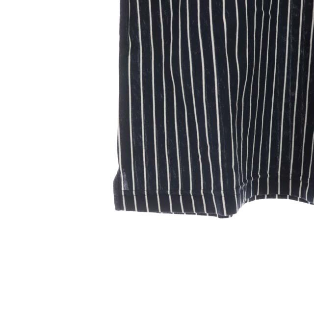 FIDRA(フィドラ)のフィドラ シャツ 半袖 ハーフボタン プルオーバー ストライプ L 紺 白 レディースのレディース その他(その他)の商品写真
