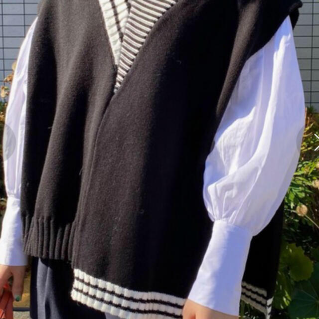 レオパードフラワーブラック Ameri◇ASYMMETRICAL VEST WITH SHIRT