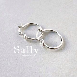 ロンハーマン(Ron Herman)のsale【シルバー】ノット　フープピアス(ピアス)