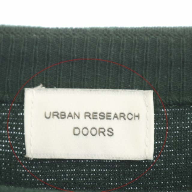 URBAN RESEARCH DOORS(アーバンリサーチドアーズ)のアーバンリサーチ ドアーズ 21AW ワンピース ロング ニット 長袖 緑 レディースのワンピース(ロングワンピース/マキシワンピース)の商品写真