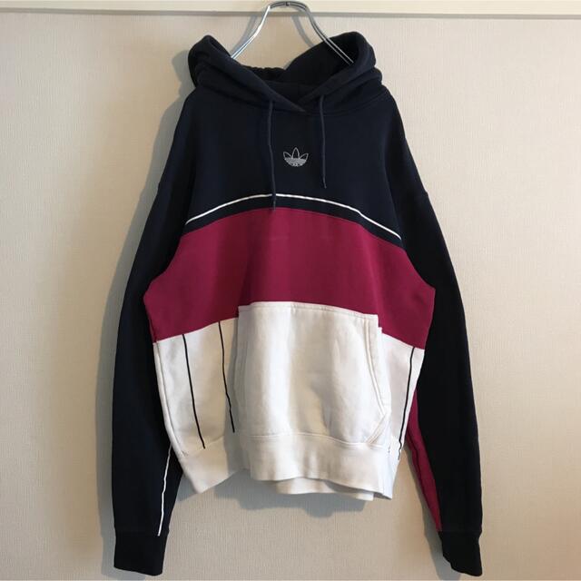 adidas - adidas パーカー センター刺繍ロゴ クレイジーパターンの通販