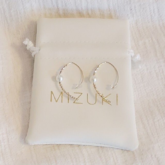 値引き交渉 MIZUKI バナナフープピアスアコヤパール ESTNATION別注