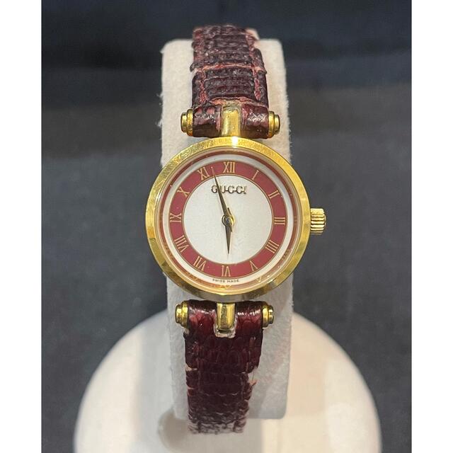 中古品 GUCCIグッチ レディース腕時計☆クォーツ☆シェリー - www