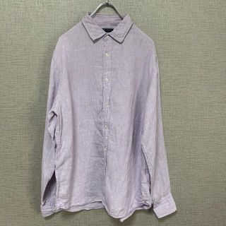 バナナリパブリック(Banana Republic)の90s バナナリパブリック　ビンテージ　used アメリカ古着　リネンシャツ(シャツ)