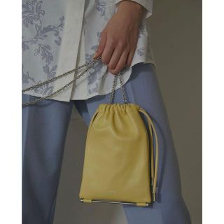 アメリヴィンテージ(Ameri VINTAGE)の【Ameri VINTAGE】 UNDERBAR CHAIN BAG イエロー(ショルダーバッグ)