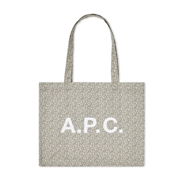 apc 花柄トートバッグ ②:グリーン系