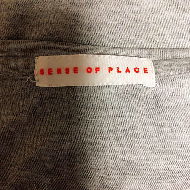 SENSE OF PLACE by URBAN RESEARCH(センスオブプレイスバイアーバンリサーチ)の★センスオブプレイスアーバンリサーチ★シンプルグレーTシャツ★シンプルコーデ★F レディースのトップス(Tシャツ(半袖/袖なし))の商品写真