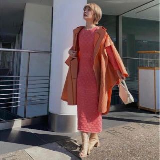 Ameri❤︎CROCHET RAGLAN LONG DRESS