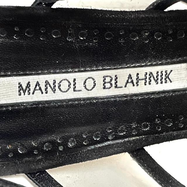 MANOLO BLAHNIK(マノロブラニク)のマノロブラニク サンダル 38 レディース - レディースの靴/シューズ(サンダル)の商品写真