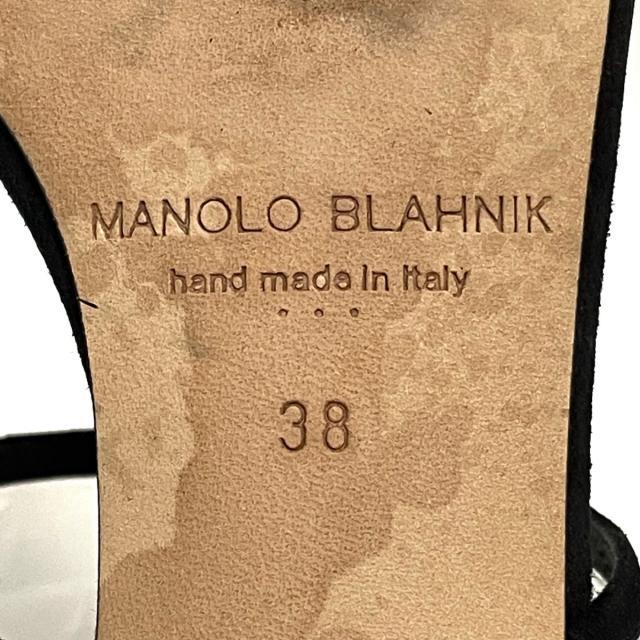 MANOLO BLAHNIK(マノロブラニク)のマノロブラニク サンダル 38 レディース - レディースの靴/シューズ(サンダル)の商品写真