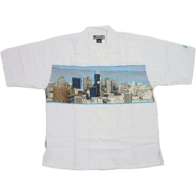 JOHNNY BLAZE(ジョニーブレイズ)のジョニーブレイズ ロサンゼルス 半袖 シャツ ホワイト L メンズのトップス(シャツ)の商品写真
