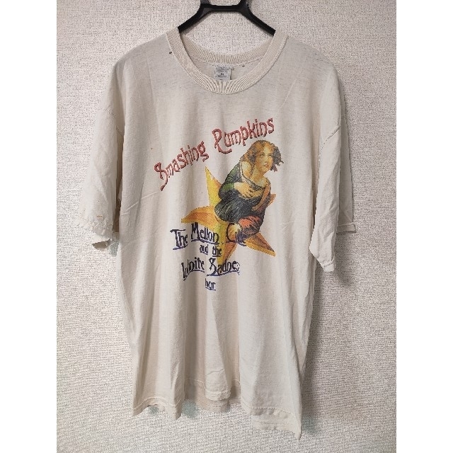 ベストセラー 古着 90s ボロ Pumpkins Smashing The Tシャツ+カットソー(半袖+袖なし)
