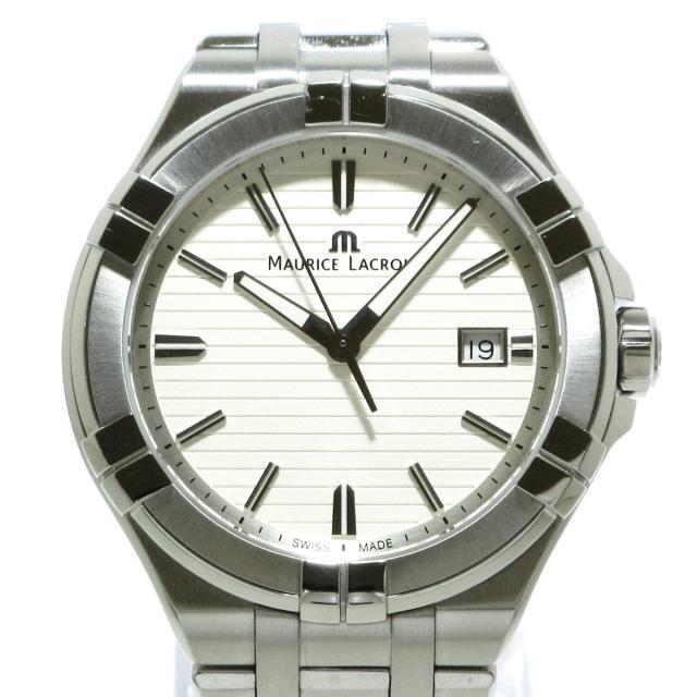 時計モーリスラクロア 腕時計美品  メンズ 白