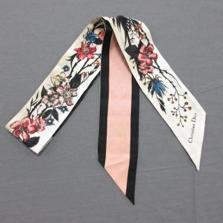 ディオール(Christian Dior) フラワー バンダナ/スカーフ(レディース ディオール(Christian Dior) フラワー バンダナ/スカーフ(レディース