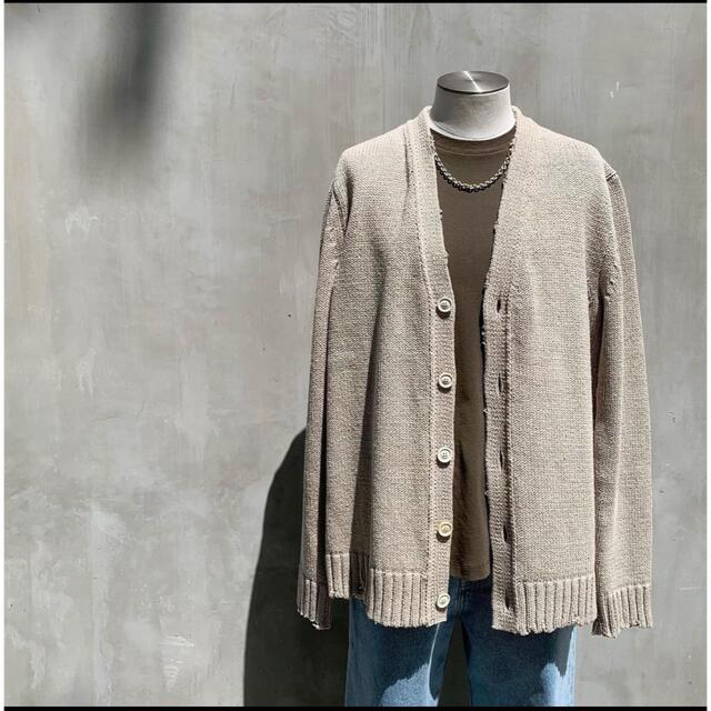 Maison Margiela カーディガン L グレーベージュ