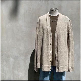 マルジェラ ダメージカーディガン Mサイズ 22SS-