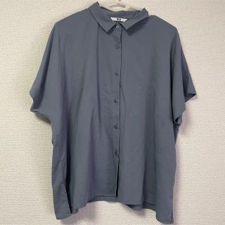 ユニクロ(UNIQLO)のUNIQLO レーヨンブラウス 半袖(シャツ/ブラウス(半袖/袖なし))