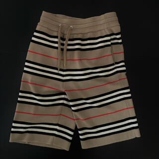 バーバリー(BURBERRY)のBURBERRY 2019SS Striped Knit Shorts Sサイズ(ショートパンツ)