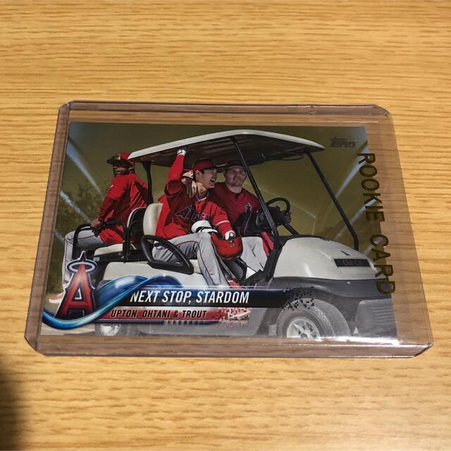 2018topps 大谷翔平選手ゴールドルーキーカード（　/2018）