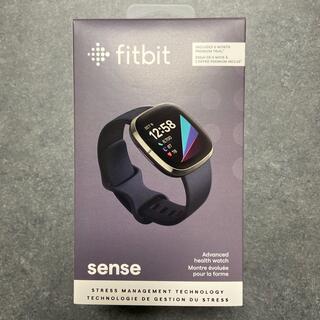フィットフィット(fitfit)のFitbit Sense  新品　未使用　カーボン グラファイト(腕時計(デジタル))
