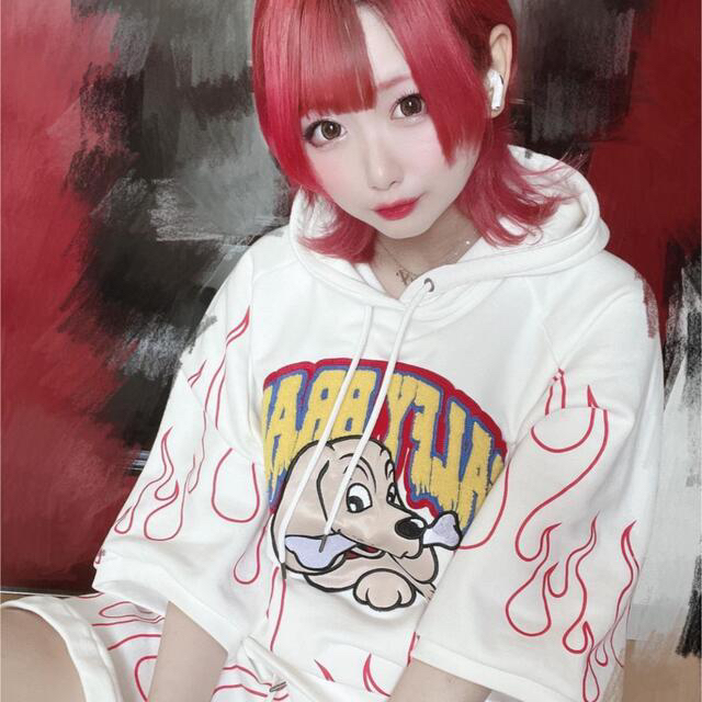 GALFY/ガルフィー】炎上大学 セットアップ 夏(上下セット)の通販 by