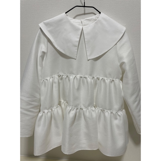 OHGA GATHER BLOUSE ギャザーブラウス ホワイト OHGA GATHER BLOUSE ギャザーブラウス ホワイト