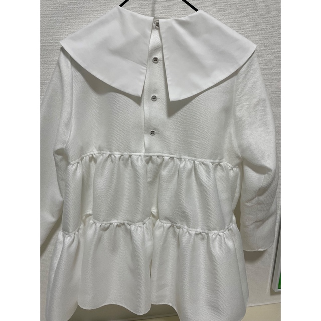 OHGA GATHER BLOUSE ギャザーブラウス ホワイト OHGA GATHER BLOUSE ギャザーブラウス ホワイト