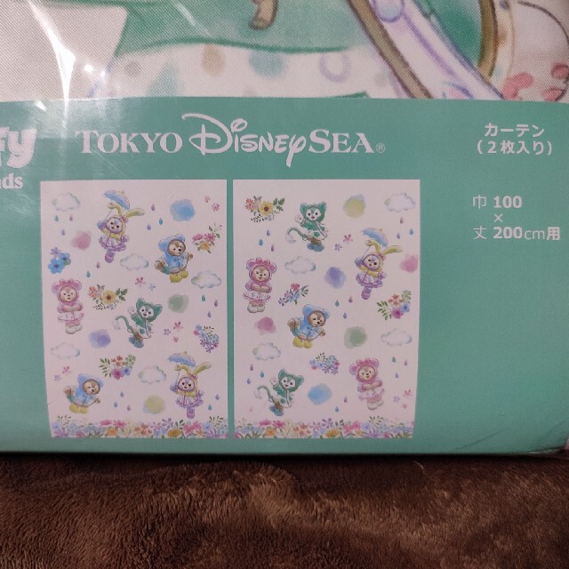 Disney - ビューティフルレイニーデイズ カーテン ダッフィー