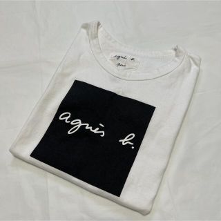 アニエスベー(agnes b.)のアニエスベー アダムエロペ コラボ ボックス ロゴ Tシャツ キッズ Tシャツ(Tシャツ/カットソー)