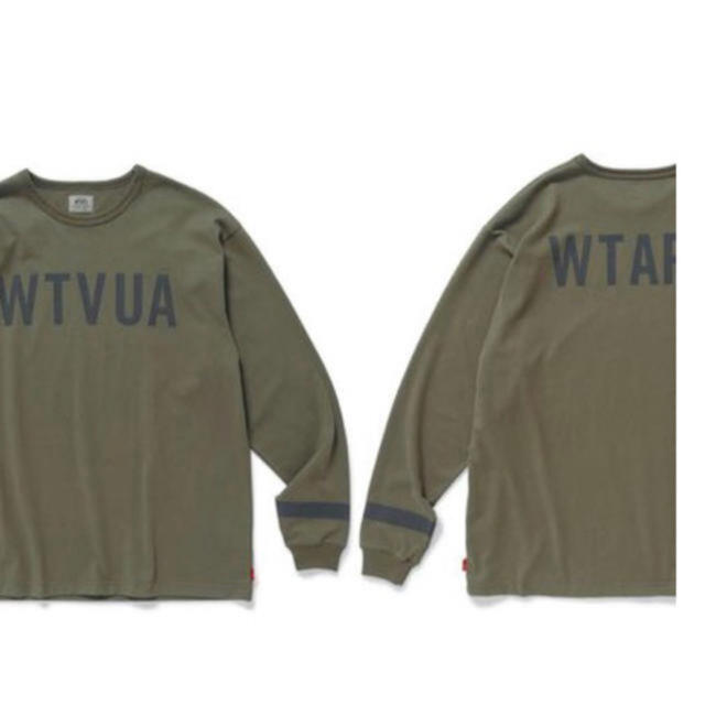 W)taps(ダブルタップス)のwtaps HELLWEEK LS オリーブ Lサイズ メンズのトップス(Tシャツ/カットソー(七分/長袖))の商品写真