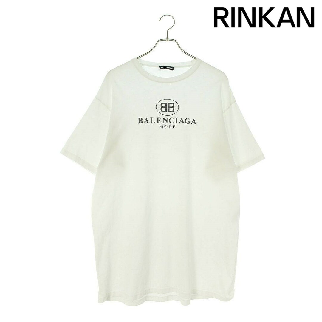 バレンシアガ 19SS 556150 TYK23 BBロゴプリントTシャツ メンズ XS ...