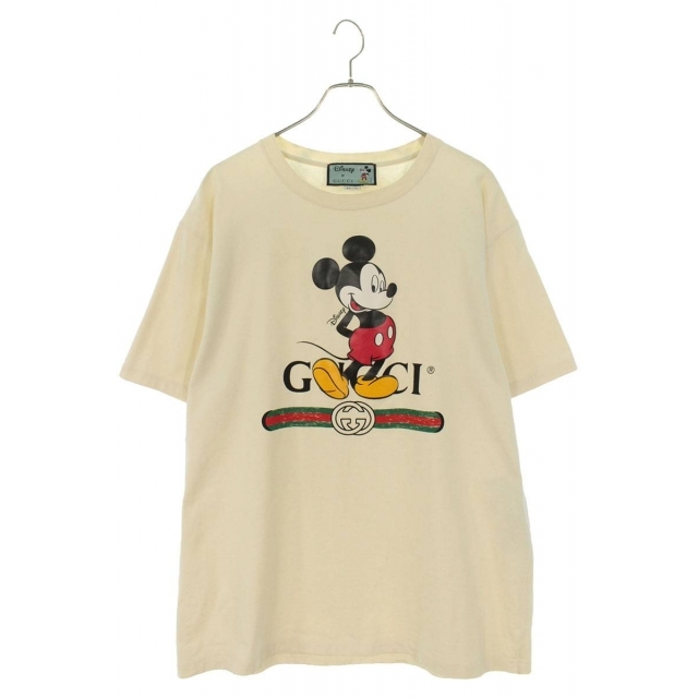 春夏新作 Gucci - XL ミッキーオーバーサイズTシャツ ×ディズニー グッチ Tシャツ+カットソー(半袖+袖なし)