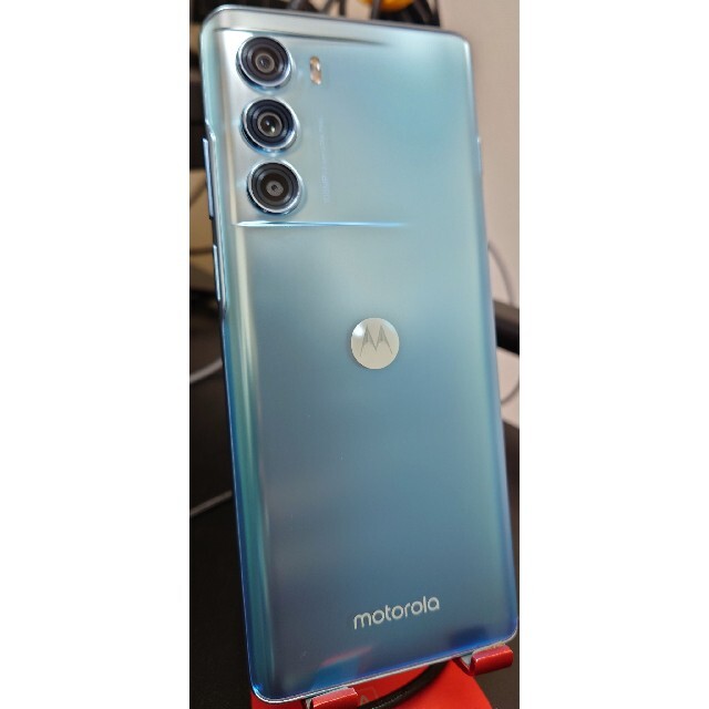 Motorola(モトローラ)のMotorola moto g200 UK版 green 8/128 スマホ/家電/カメラのスマートフォン/携帯電話(スマートフォン本体)の商品写真