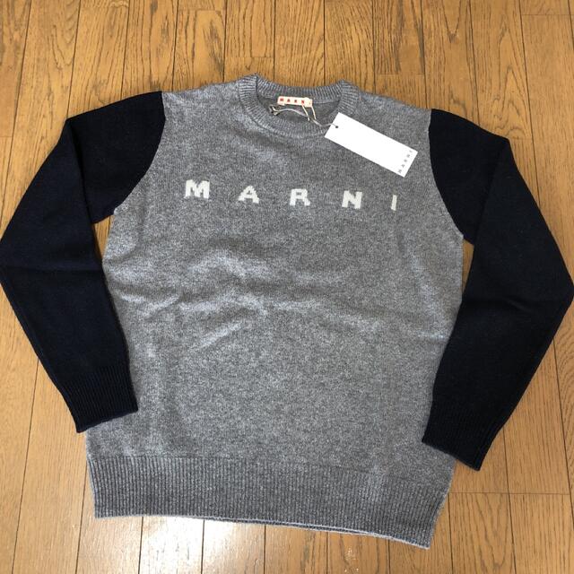 品揃え豊富で Marni - M 14Y キッズ セーター ニット ロゴ バイカラー マルニ MARNI 新品 ニット+セーター