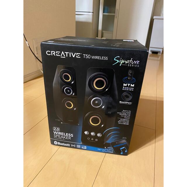 CREATIVE RECREATION(クリエイティブリクリエーション)のCREATIVE t50 WIRELESS スマホ/家電/カメラのオーディオ機器(スピーカー)の商品写真