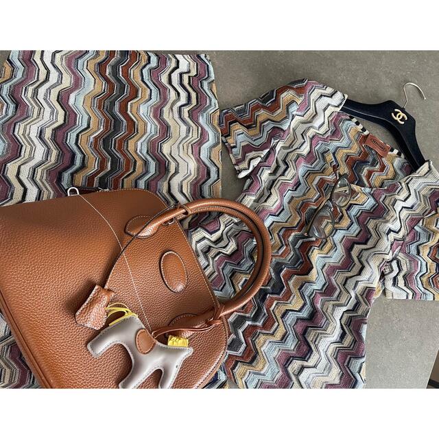 として MISSONI ミッソーニ☆彡最高級オレンジタグ!ジグザグ柄