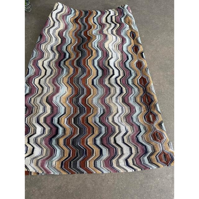 として MISSONI ミッソーニ☆彡最高級オレンジタグ!ジグザグ柄