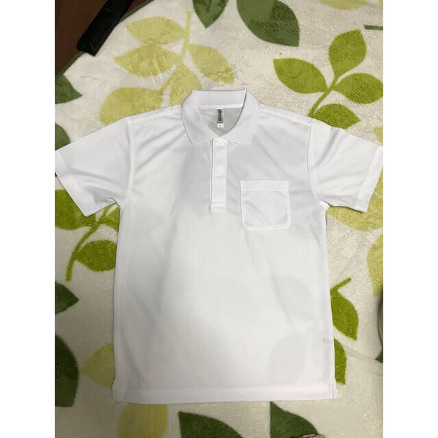 新品　半袖 ポロシャツ 白　 ユニセックスサイズ　SS ２枚set  レディースのトップス(ポロシャツ)の商品写真