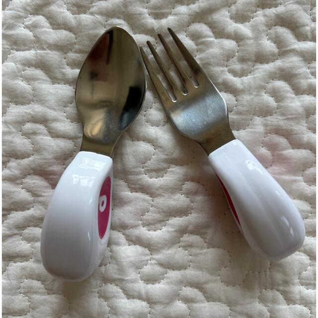 ドードル　スプーンフォークセット キッズ/ベビー/マタニティの授乳/お食事用品(スプーン/フォーク)の商品写真