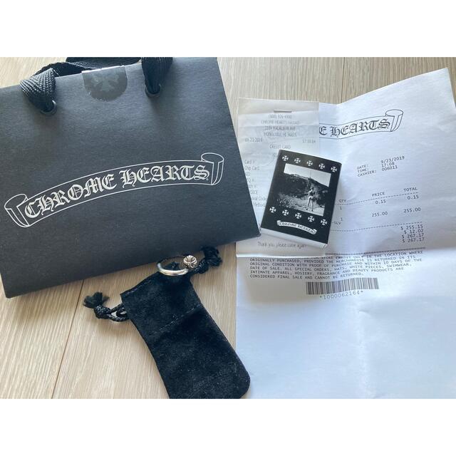 クロムハーツ CHROMEHEARTS クロスボール ネイルリング インヴォイス