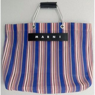 マルニ(Marni)のマルニ　ストライプ　バック　ショッピング　トート(ハンドバッグ)